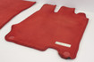 Mercedes 2306801240 Floor Mat Set x2 - Red | R230 SL