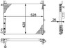 Mercedes 1078301770 A/C Condenser | C107 R107 SL W108 W109 W111 S