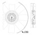 Mercedes 9042001023 Cooling Fan