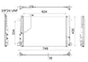 Mercedes 0995001254 A/C Condenser | R172 SLK W204 C X204 GLK C207 A207 W212 E...