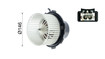 Mercedes 0008356107 Blower Motor