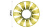 Mercedes 0032054906 Cooling Fan