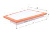 Mercedes 6420940204 Air Filter | W164 M W203 W204 C X204 GLK C209 A209 CLK...