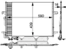Mercedes 2115000154 A/C Condenser | W211 S211 E C219 CLS