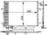 Mercedes 2115000154 A/C Condenser | W211 S211 E C219 CLS