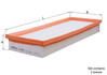 Mercedes 1120940004 Air Filter | R129 R230 SL W164 M R171 SLK W203 CL203 W204...