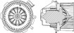 Mercedes 0008356007 Blower Motor