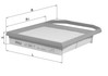 Mercedes 2760940504 Air Filter | W166 M X166 GL W205 C C207 A207 W212 E C217...