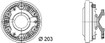 Mercedes 0002004622 Fan Clutch