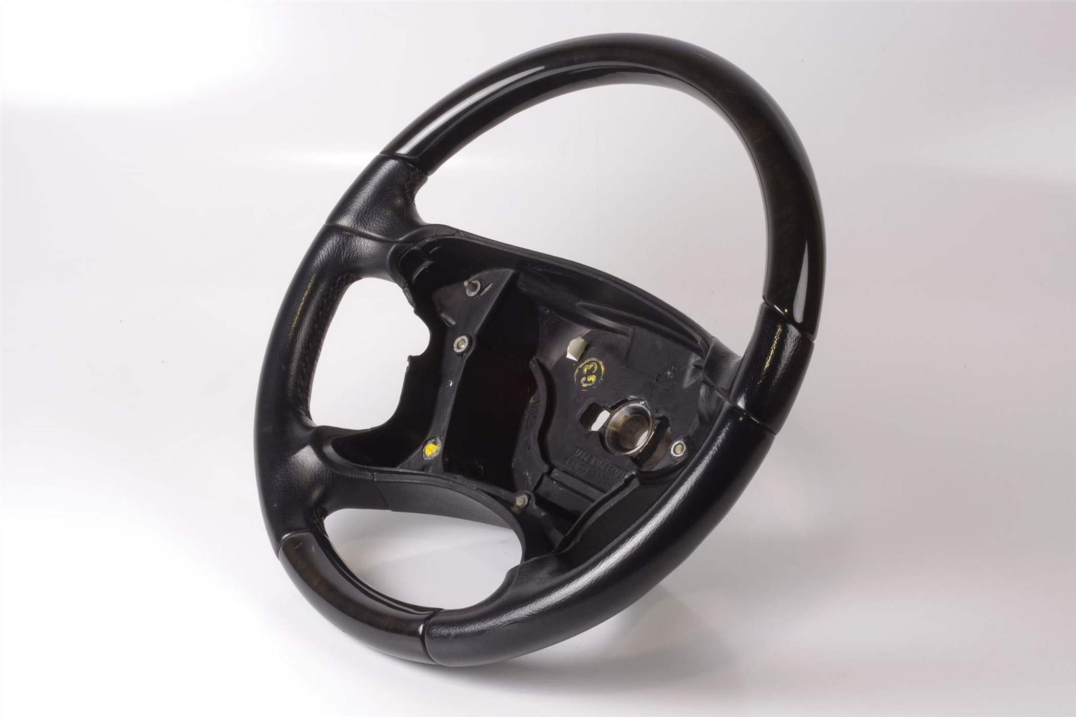 Mercedes 2304600803 Steering Wheel Complete - Wood Leather - Black | R230 SL