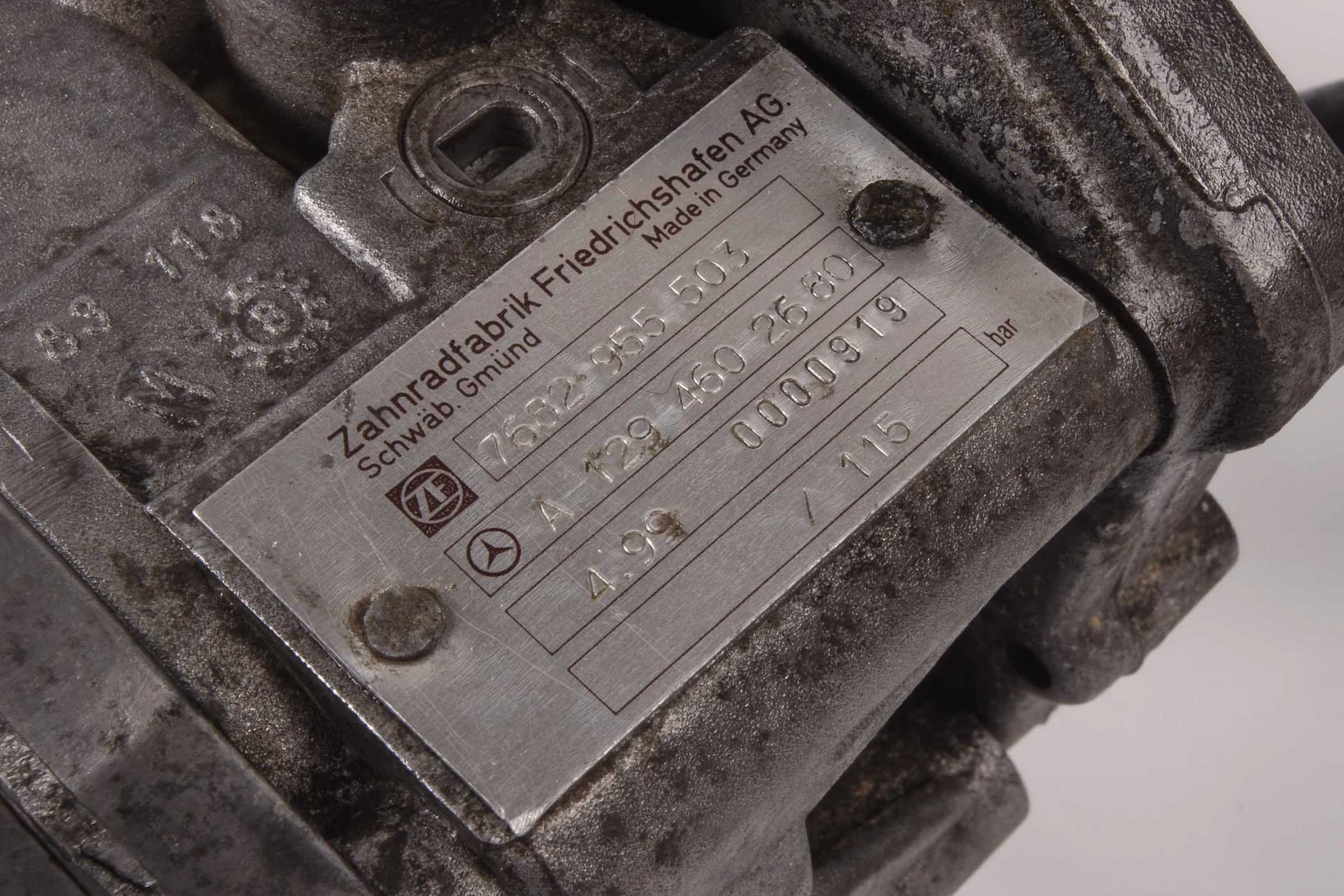 Mercedes 1192362730 Power Steering Pump | W124 E R129 SL W140 V140 C140 S