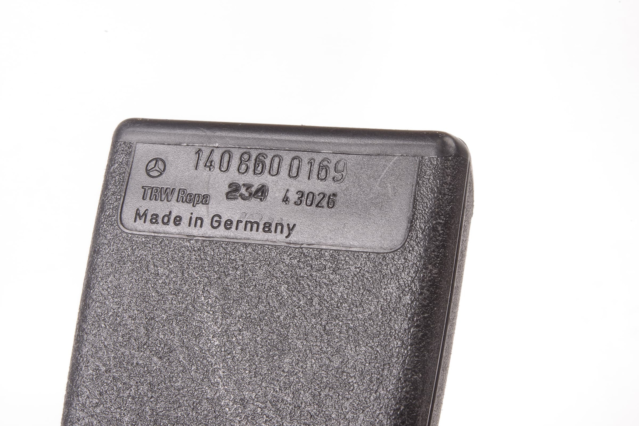 Mercedes 1408600169 Seat Belt & Buckle - Rear Left Beige | W140 V140 S