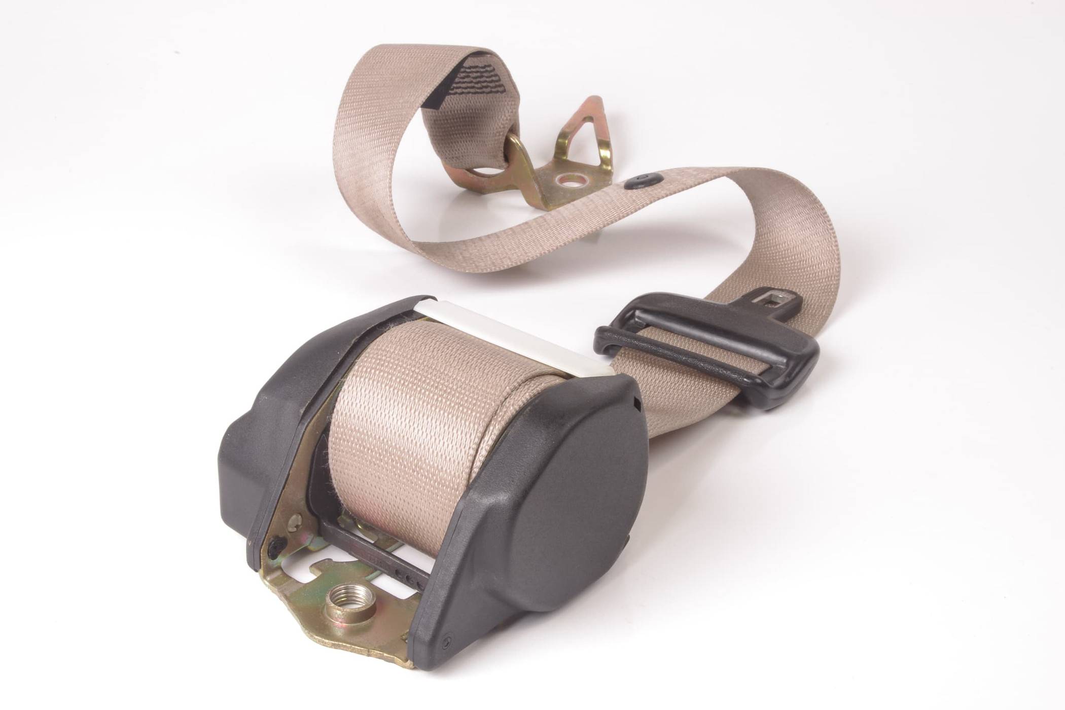 Mercedes 1408600785 Seat Belt - Rear Left Beige | W140 V140 S