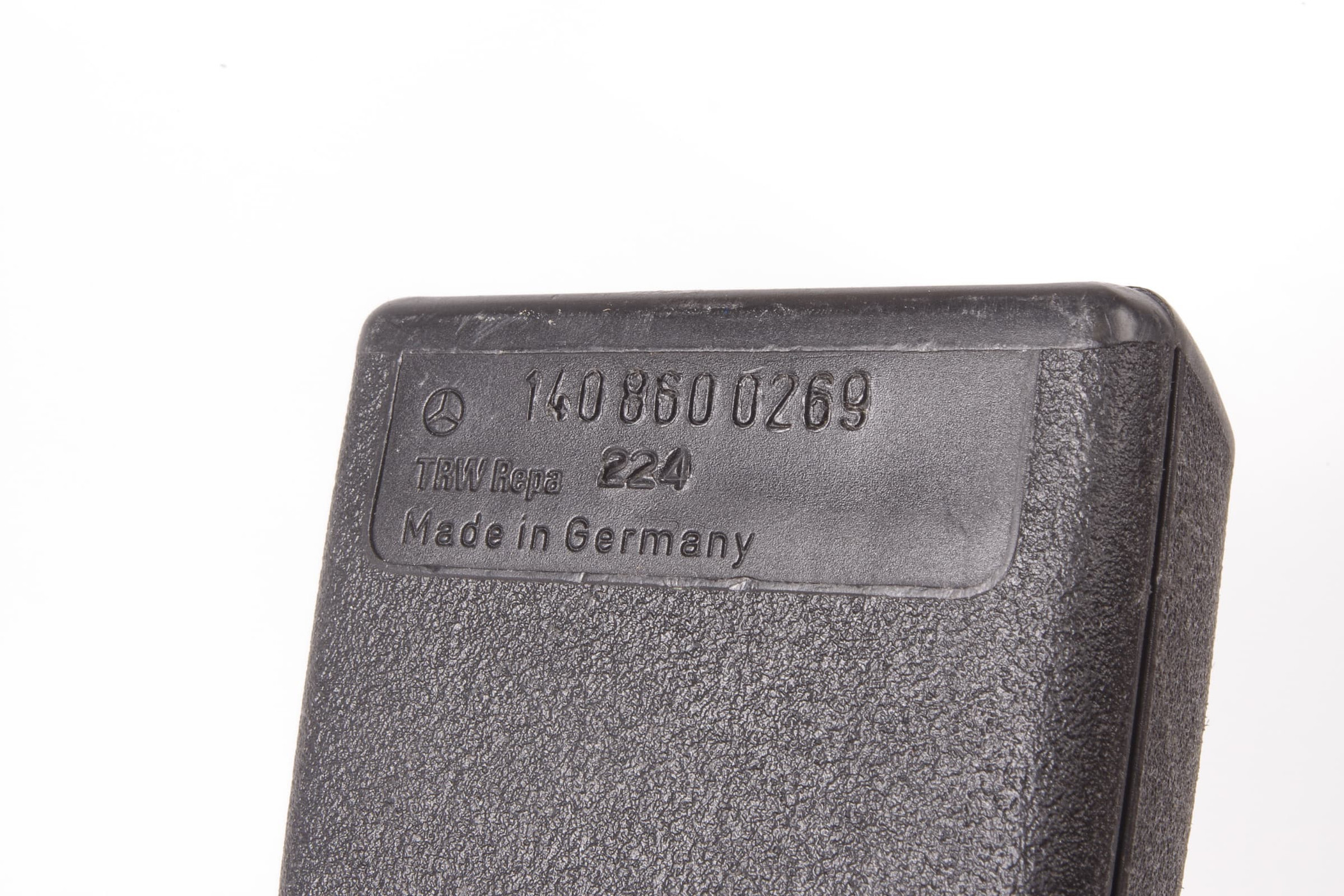 Mercedes 1408600269 Seat Belt Buckle - Rear Beige | W140 V140 S