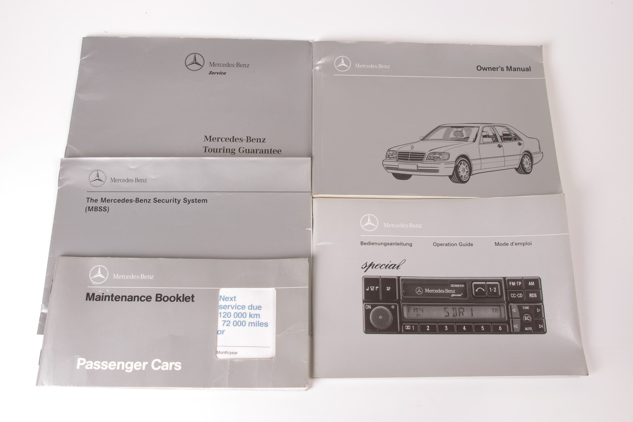 Mercedes 1405846197 Owners Manual Set | V140 W140 S