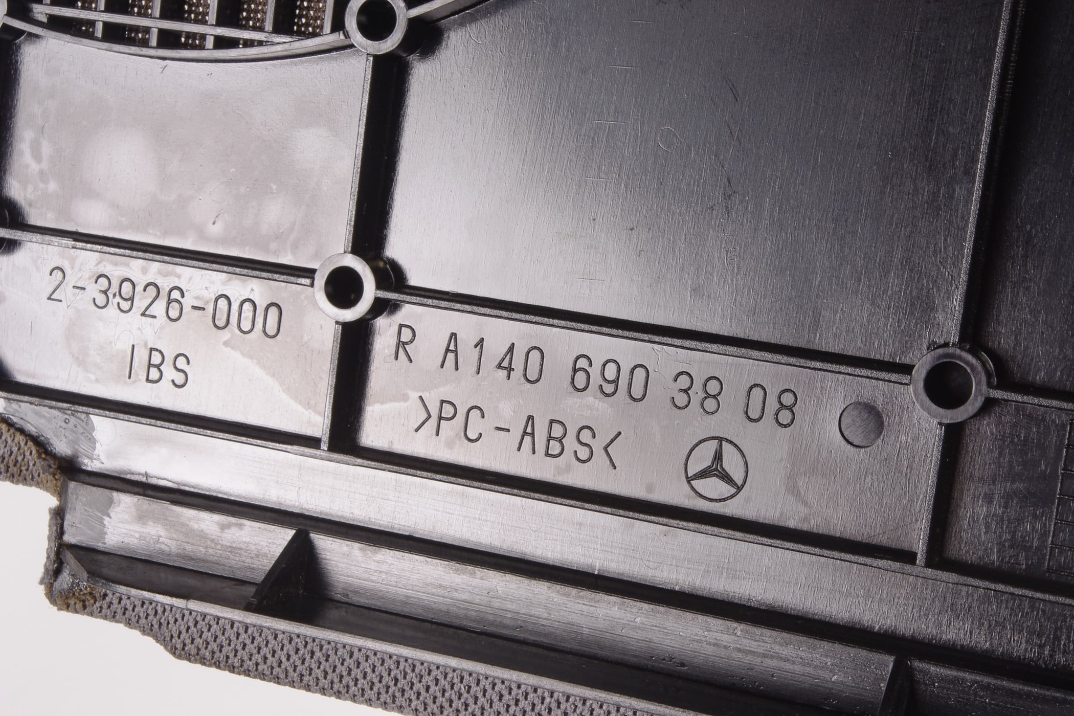 Mercedes 1406903808 Parcel Shelf Speaker Cover - Rear Right Grey (a) | W140 S