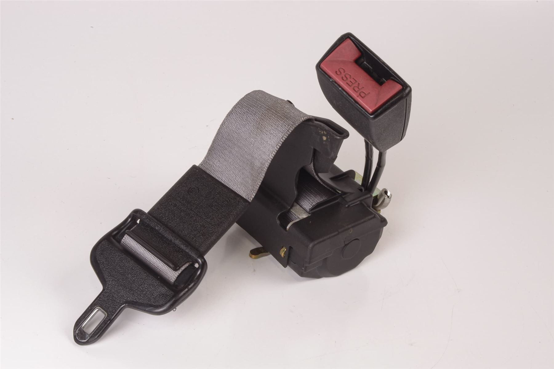 Mercedes 1408600169 Seat Belt & Buckle - Rear Left Grey | W140 V140 S