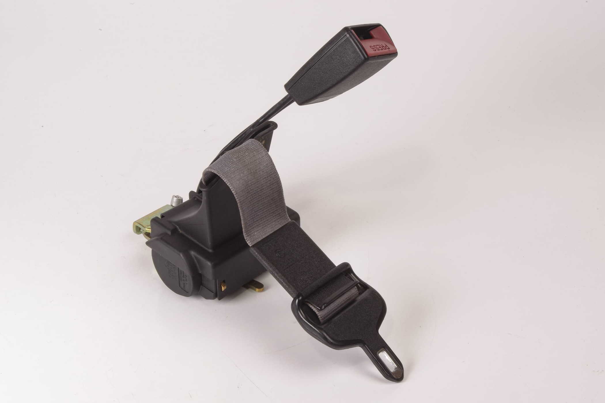 Mercedes 1408600169 Seat Belt & Buckle - Rear Left Grey | W140 V140 S