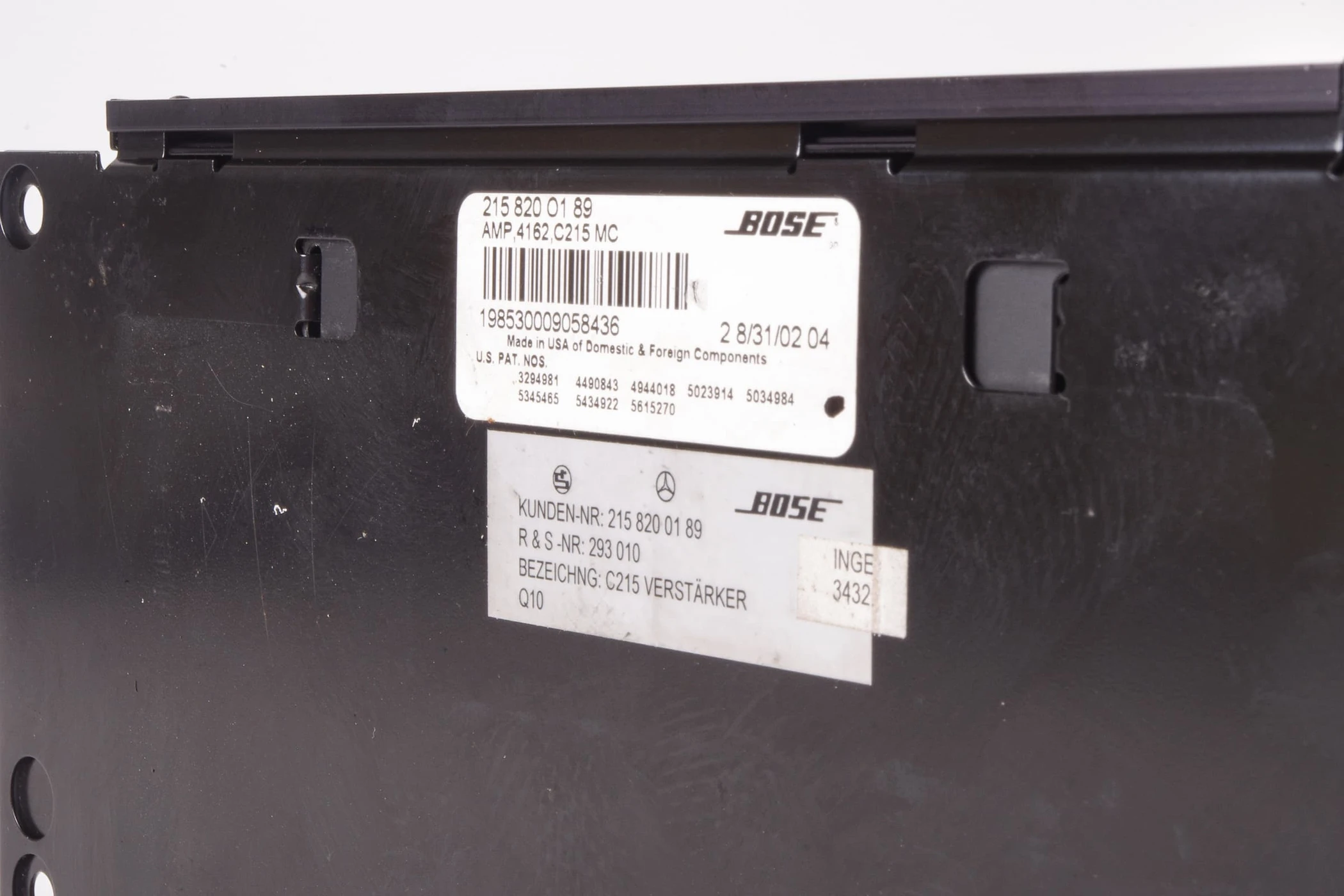 Mercedes 2158200189 Amplifier | C215 CL
