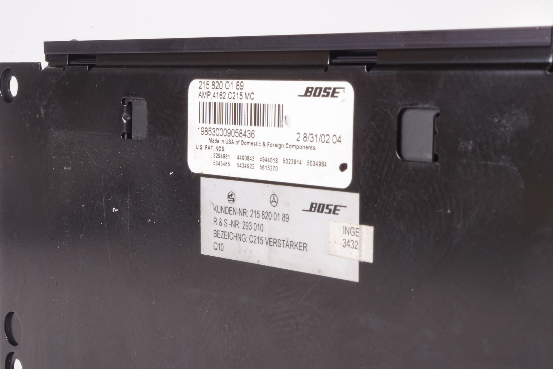 Mercedes 2158200189 Amplifier | C215 CL