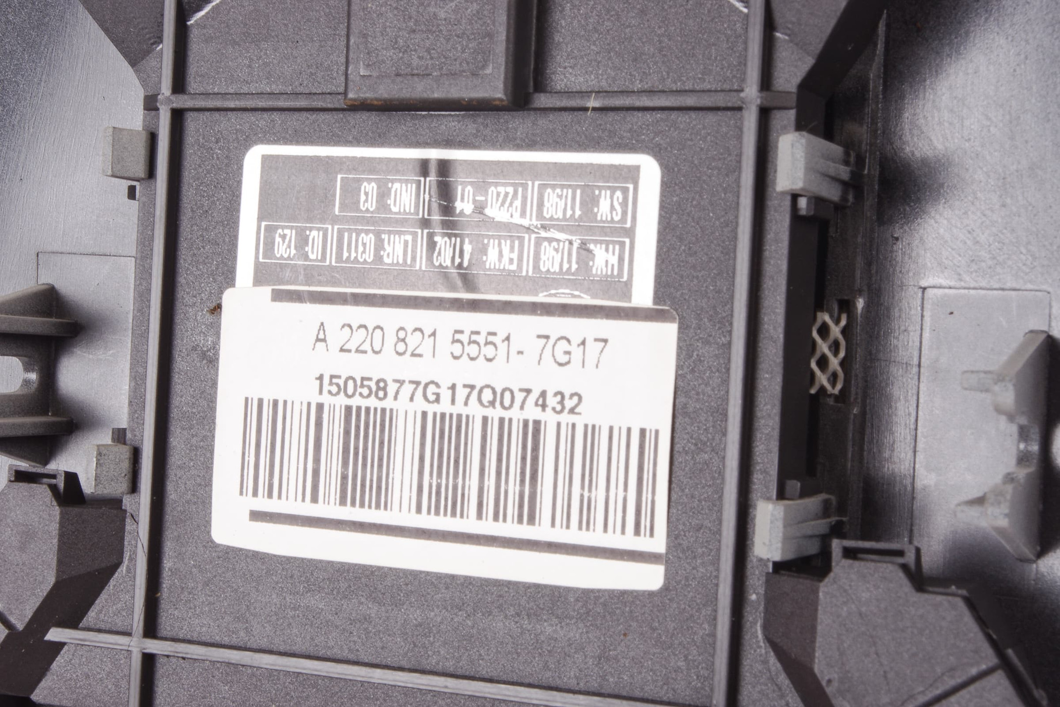 Mercedes 2208215551 Interior Motion Sensor - Grey | C199 SLR C215 CL W220 S