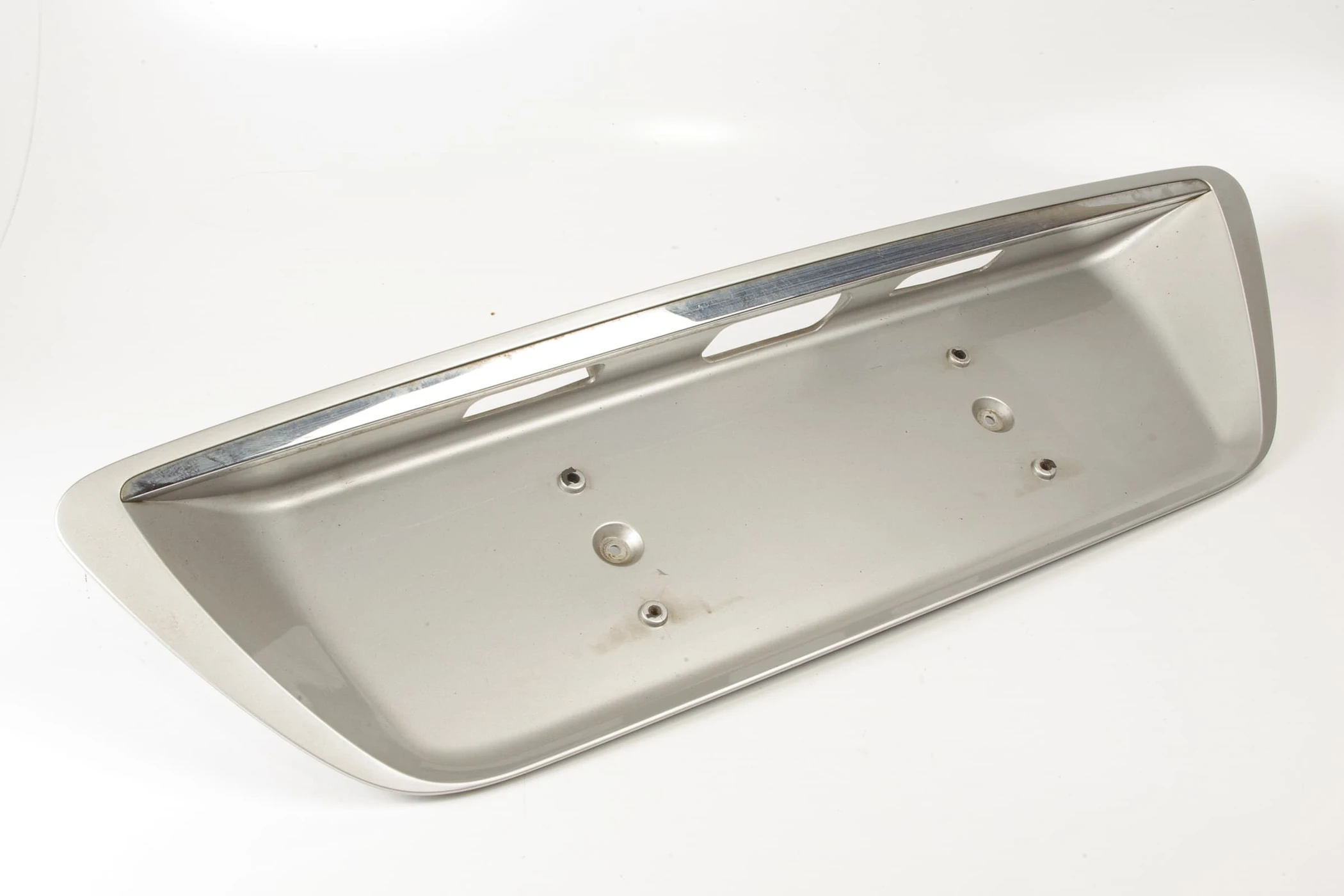 Mercedes 2157500181 Number Plate Holder - Rear Silver | C215 CL