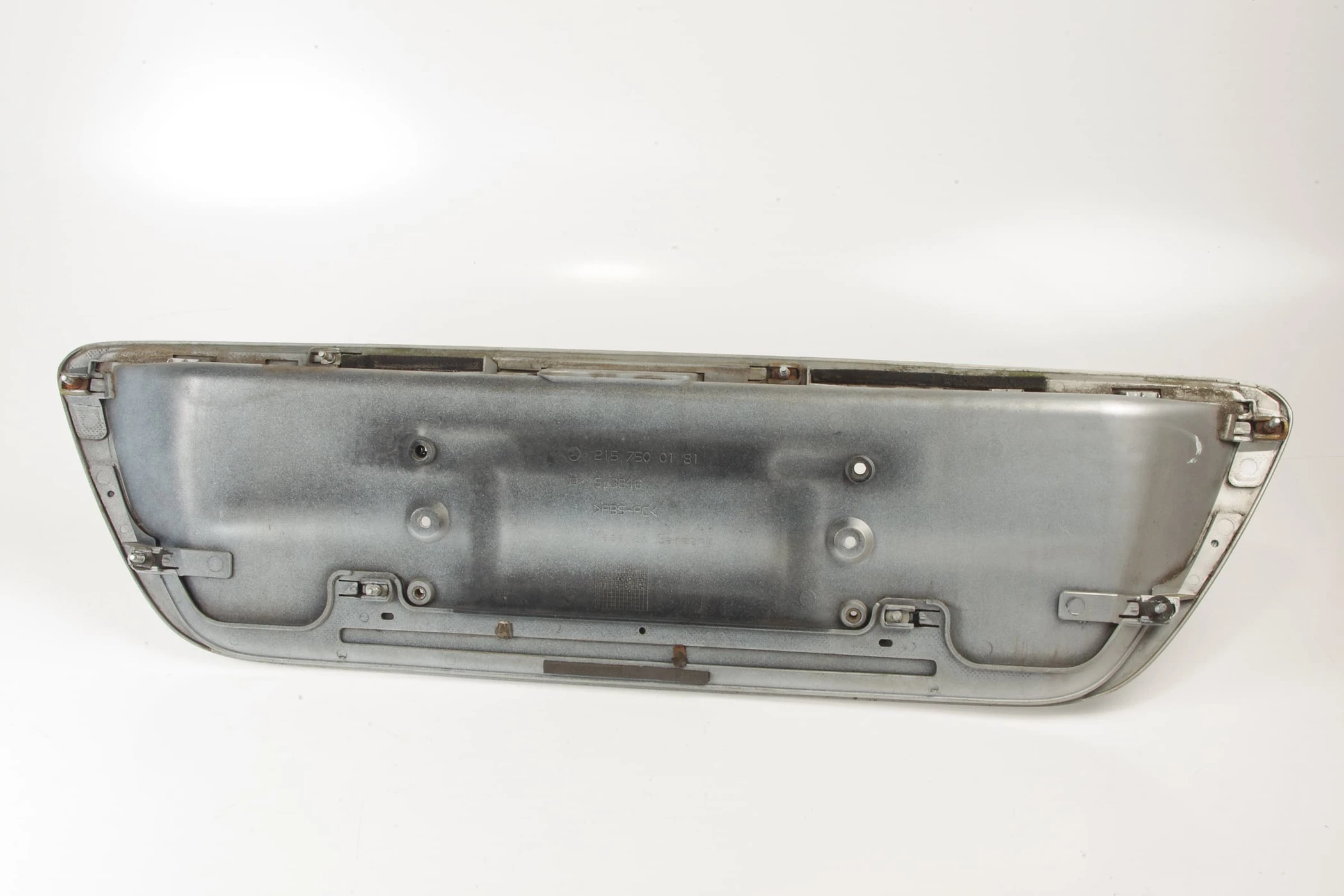 Mercedes 2157500181 Number Plate Holder - Rear Silver | C215 CL