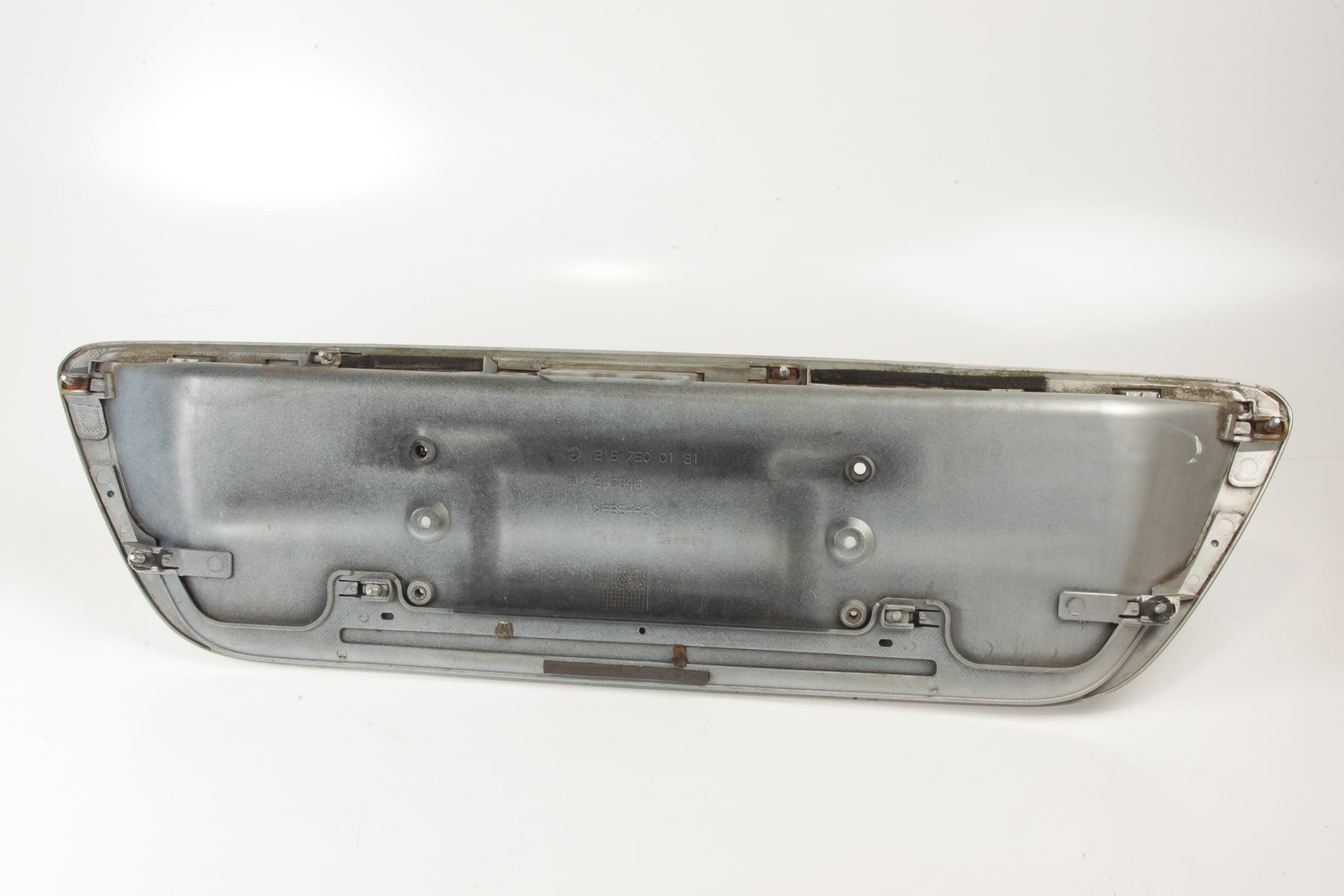 Mercedes 2157500181 Number Plate Holder - Rear Silver | C215 CL