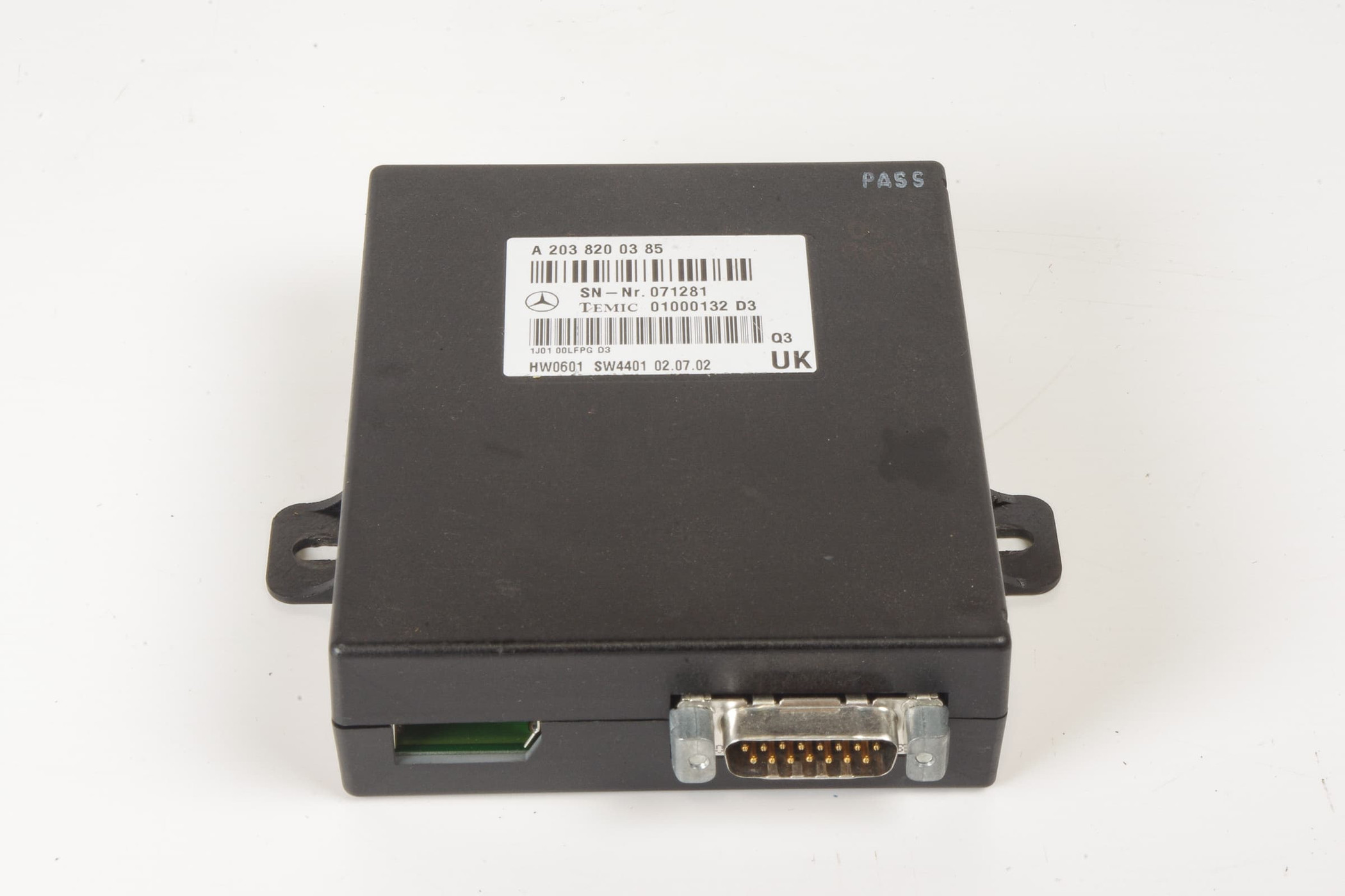 Mercedes 2038200385 Linguatronic Voice Control Unit | W202 W203 CL203 C C208...