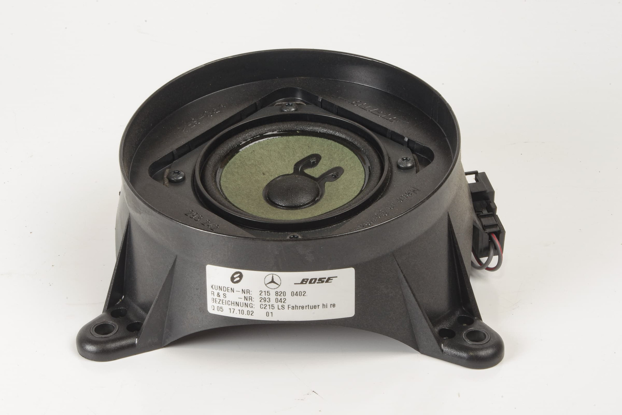 Mercedes 2158200402 Door Speaker - Rear Right | C215 CL