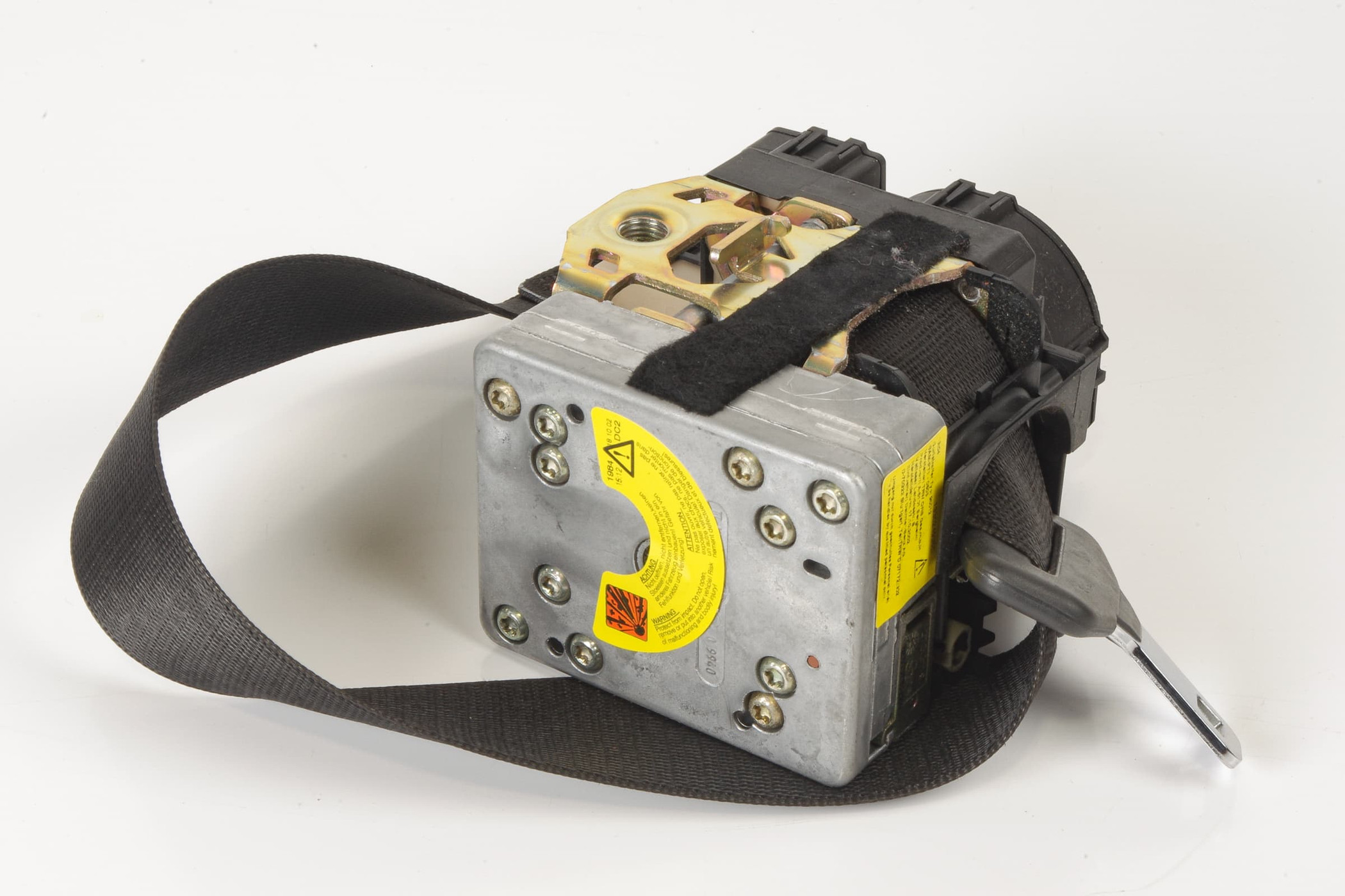 Mercedes 2158601185 Seat Belt - Front Left Black | C215 CL