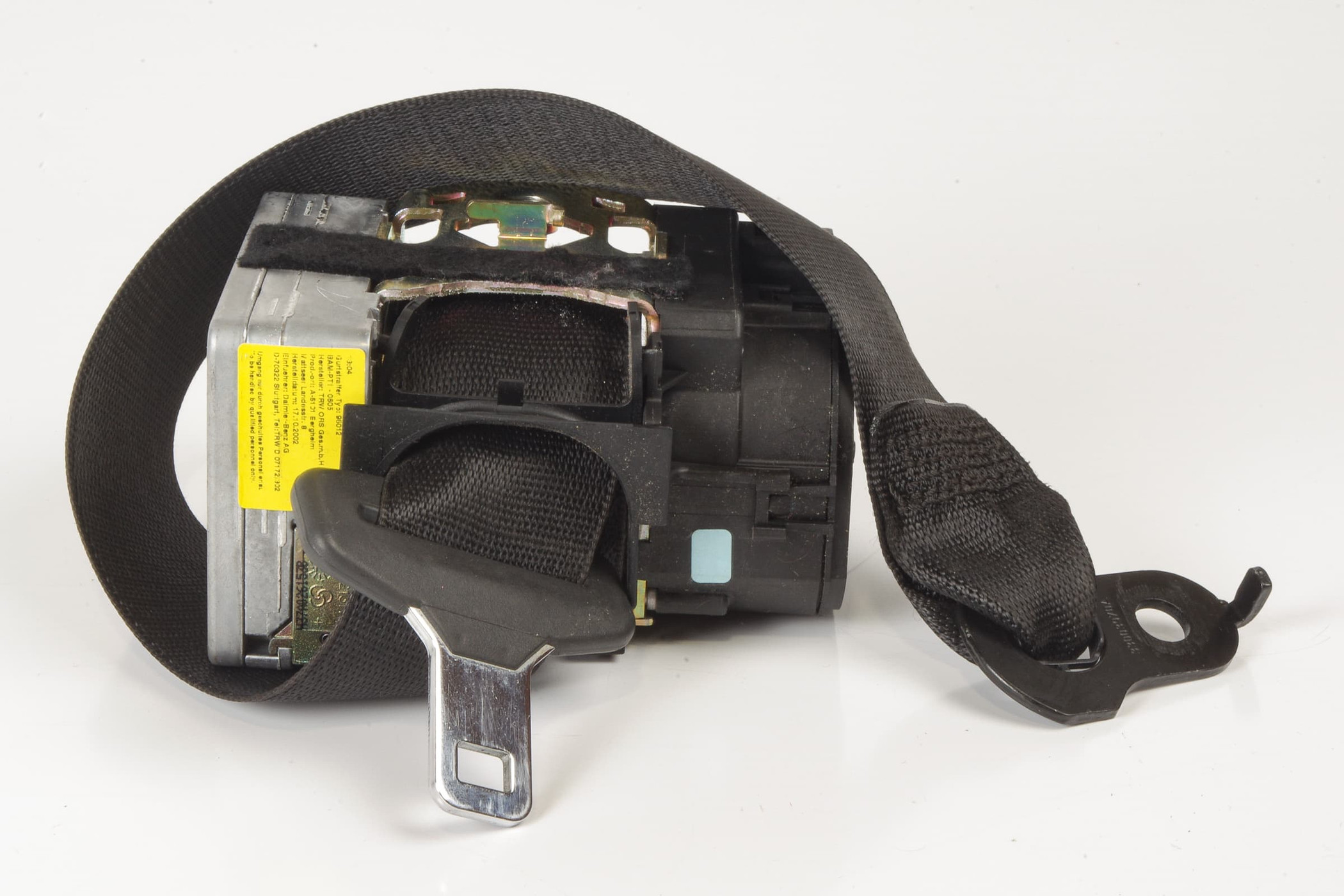 Mercedes 2158601185 Seat Belt - Front Left Black | C215 CL