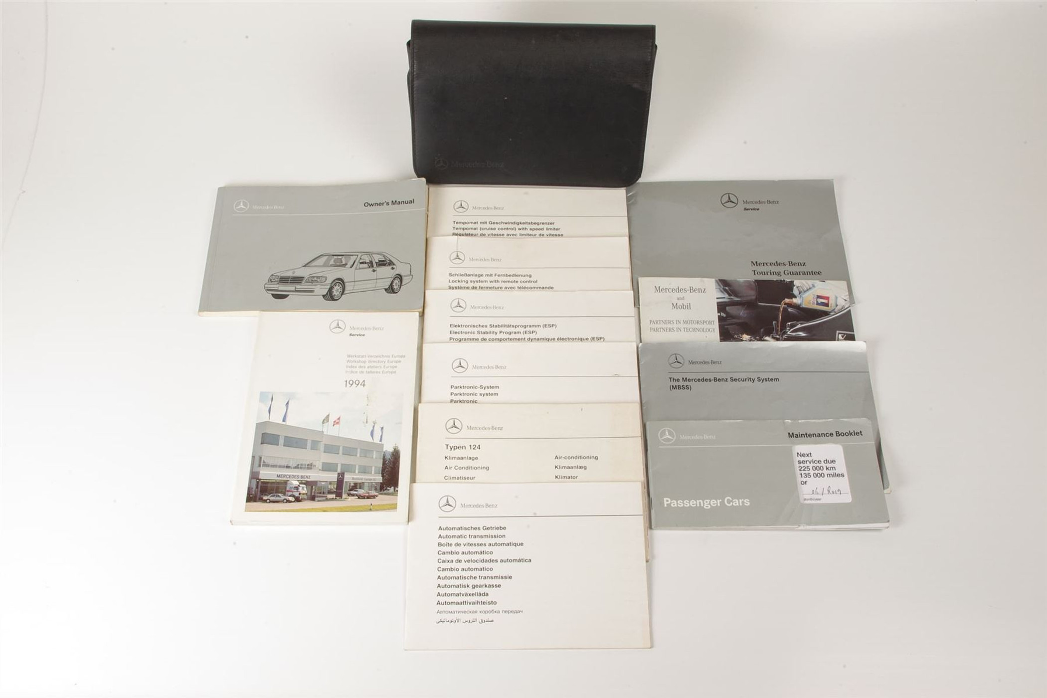 Mercedes 1405846197 Owners Service Manual Complete Set