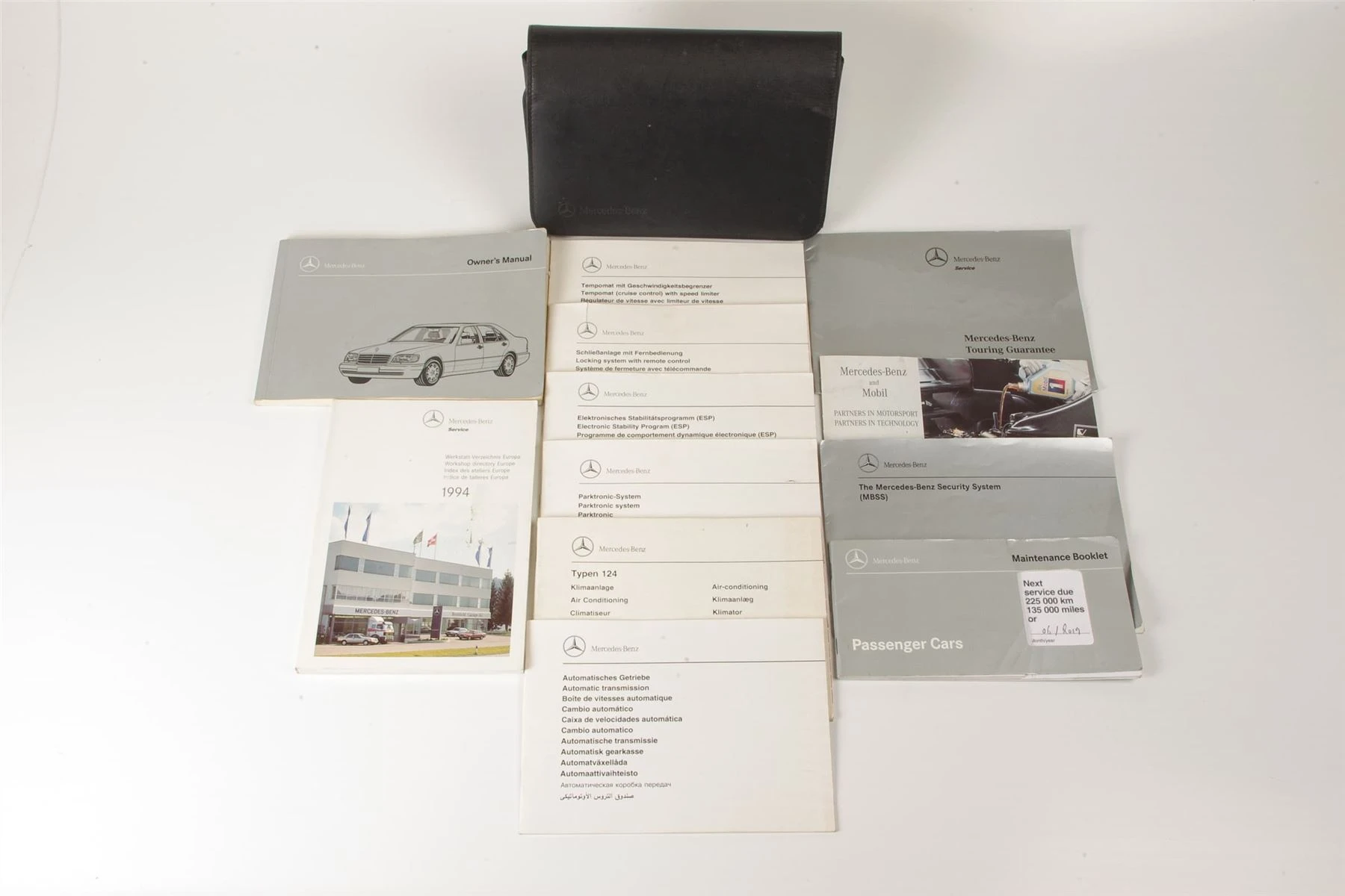 Mercedes 1405846197 Owners Manual Set (a) | V140 W140 S