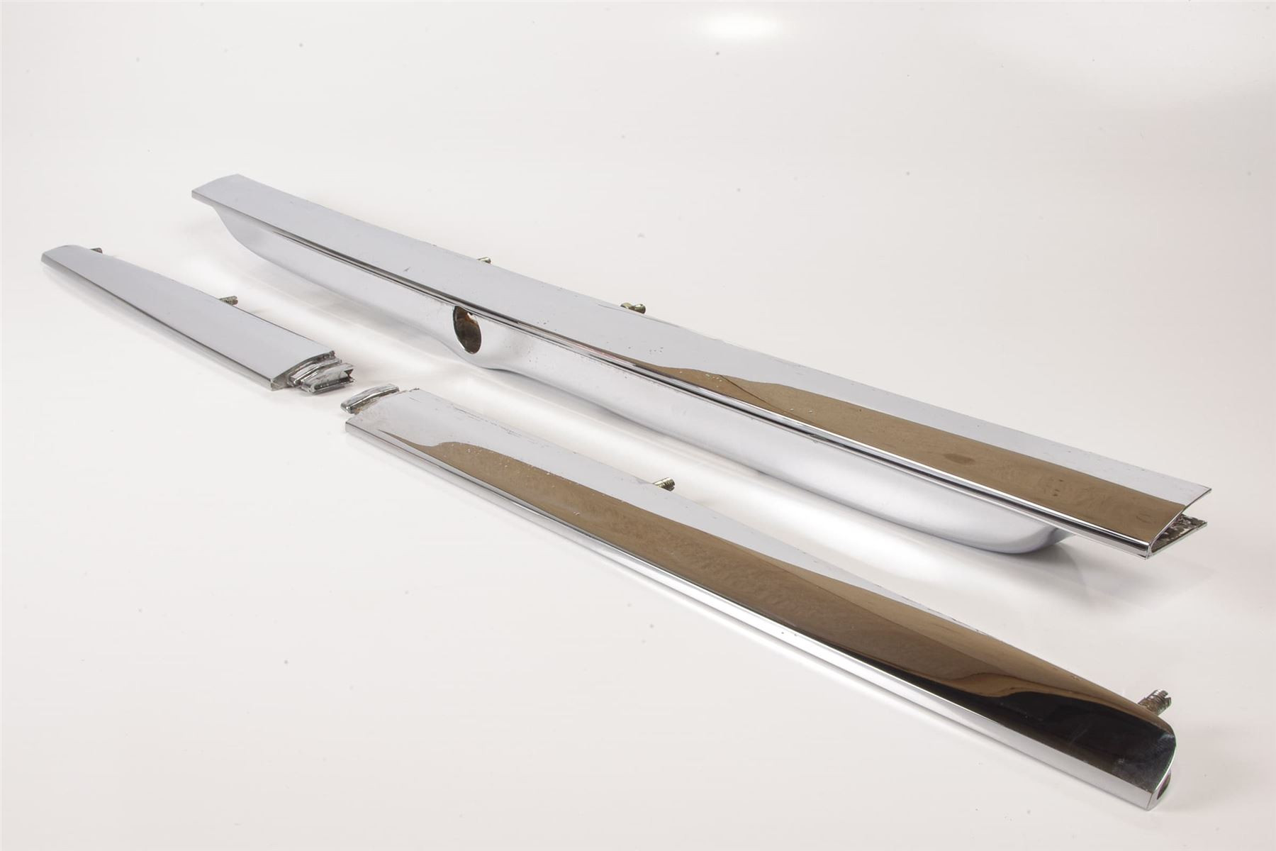 Mercedes 1076901580 Boot Chrome Trim Set x3 | C107 R107 SL