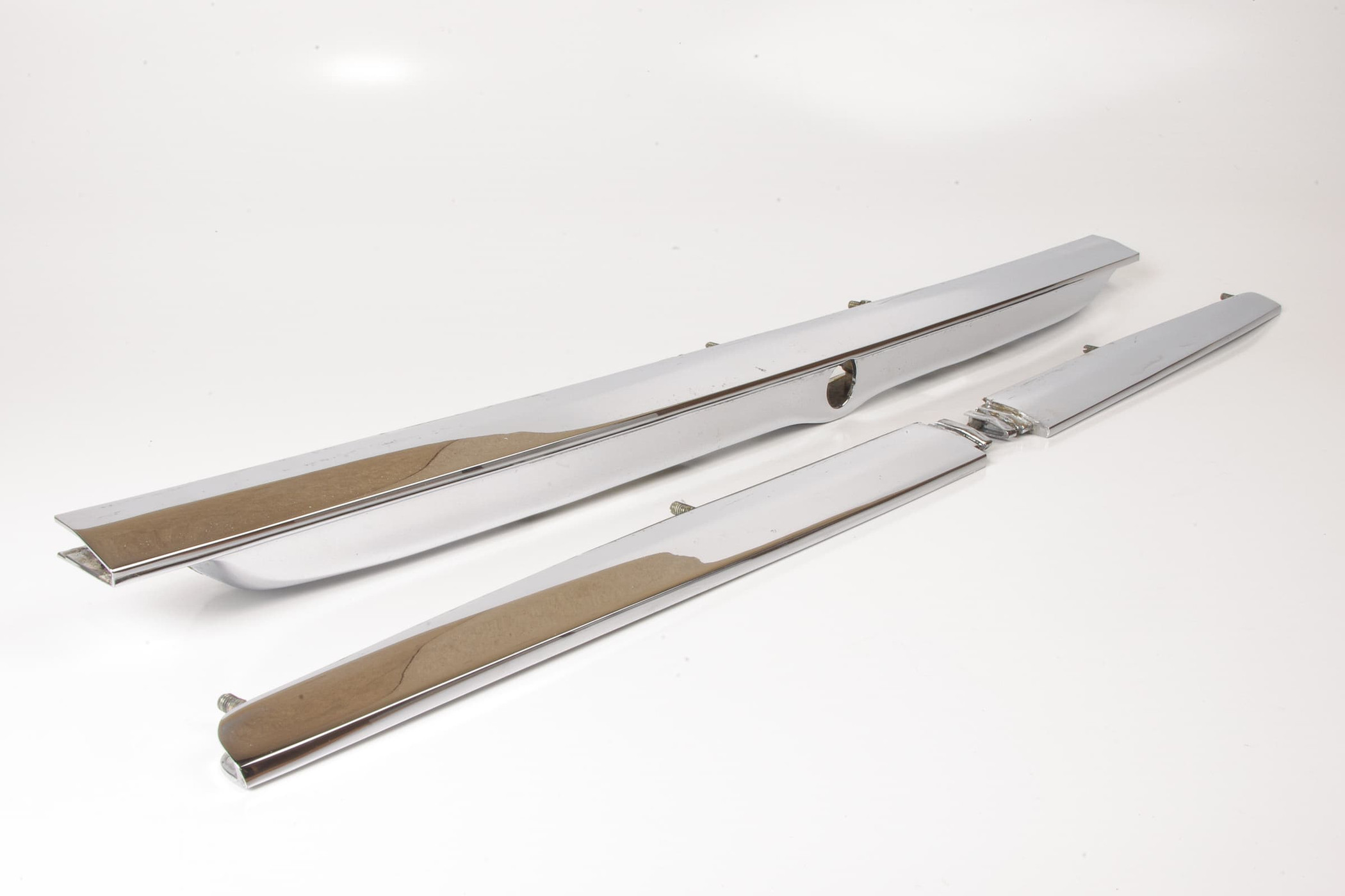 Mercedes 1076901580 Boot Chrome Trim Set x3 | C107 R107 SL