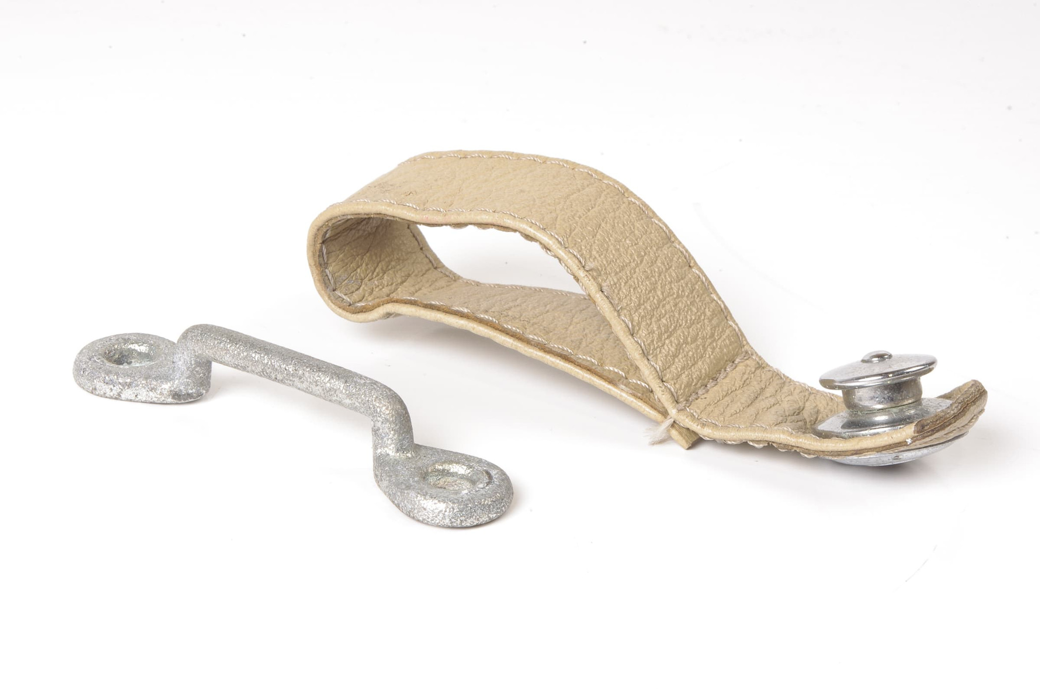 Mercedes 1079200485 Grab Handle Strap - Rear Cream | C107 R107 SL