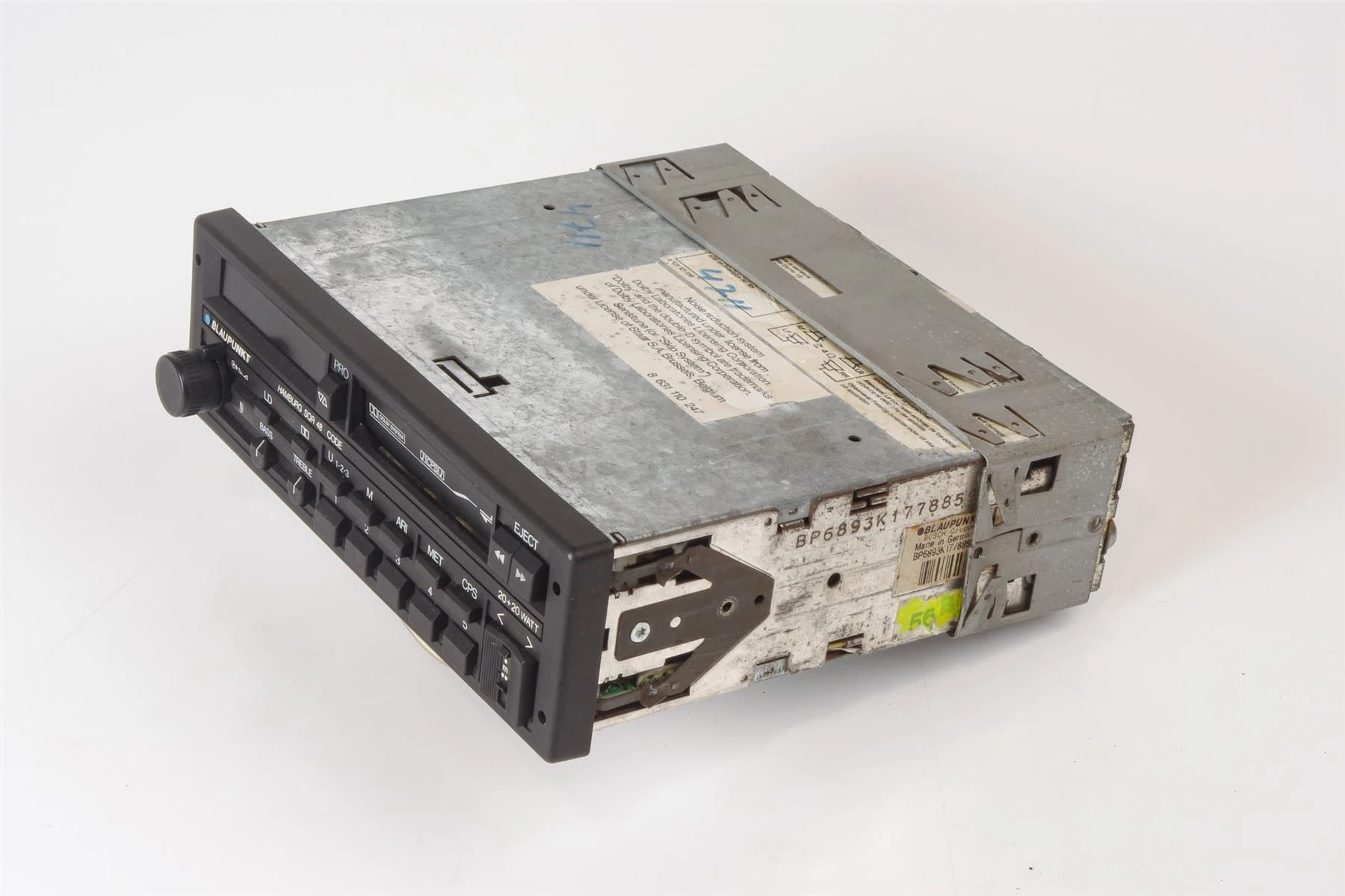 Mercedes 0038200000 Head Unit - Blaupunkt Hamburg | R107 SL