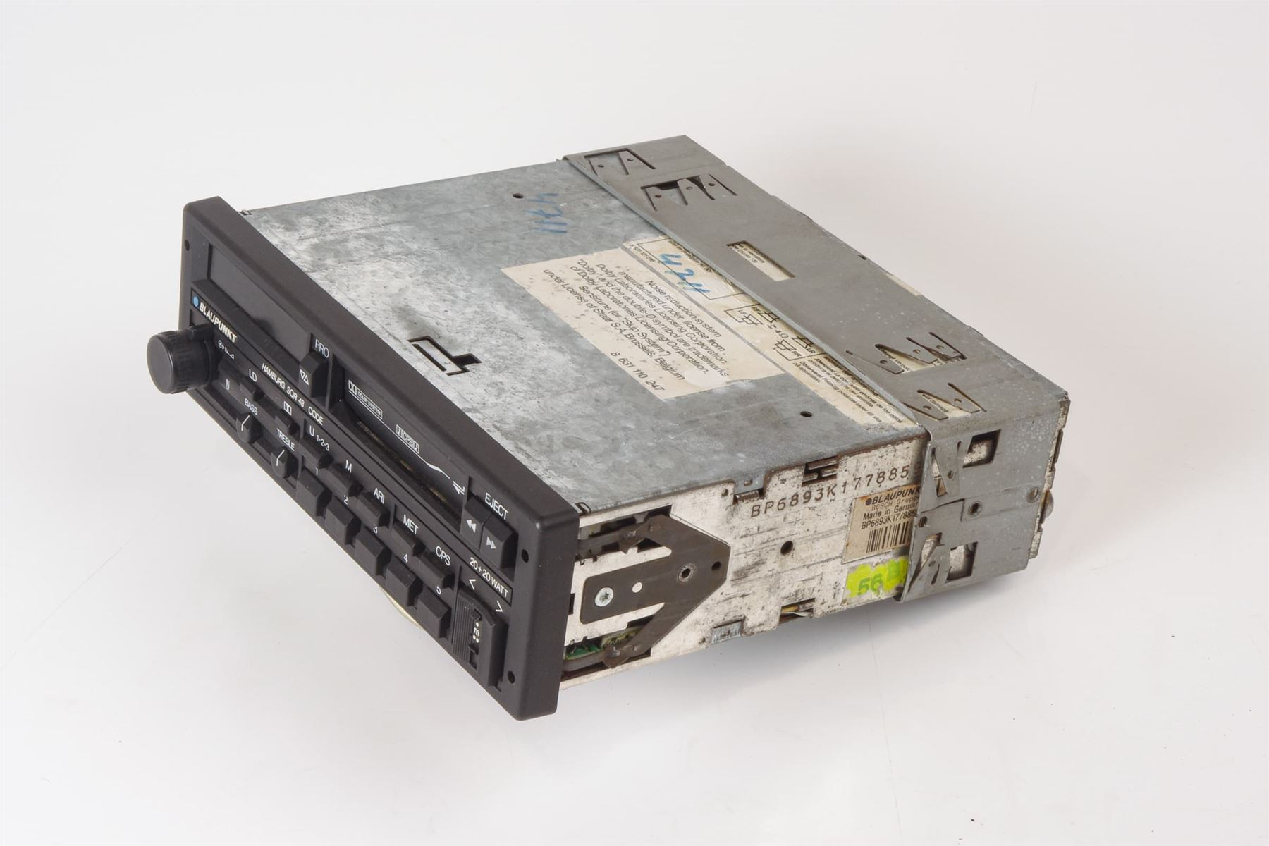 Mercedes 0038200000 Head Unit - Blaupunkt Hamburg | R107 SL