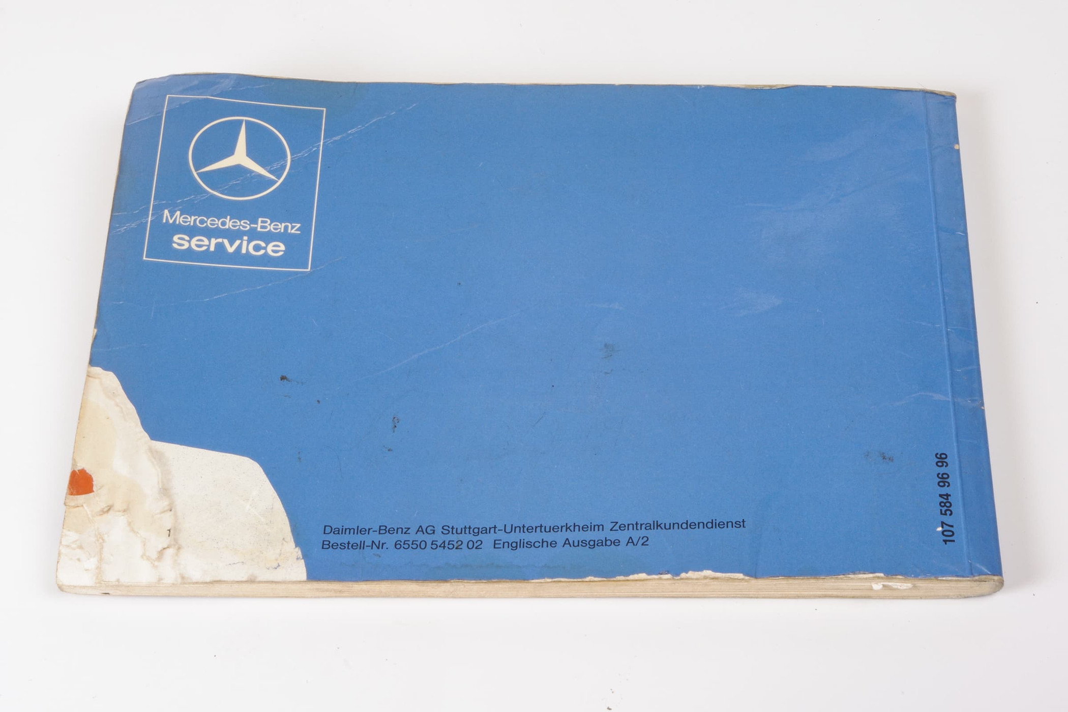 Mercedes 1075849696 Owners Manual | C107 R107 SL
