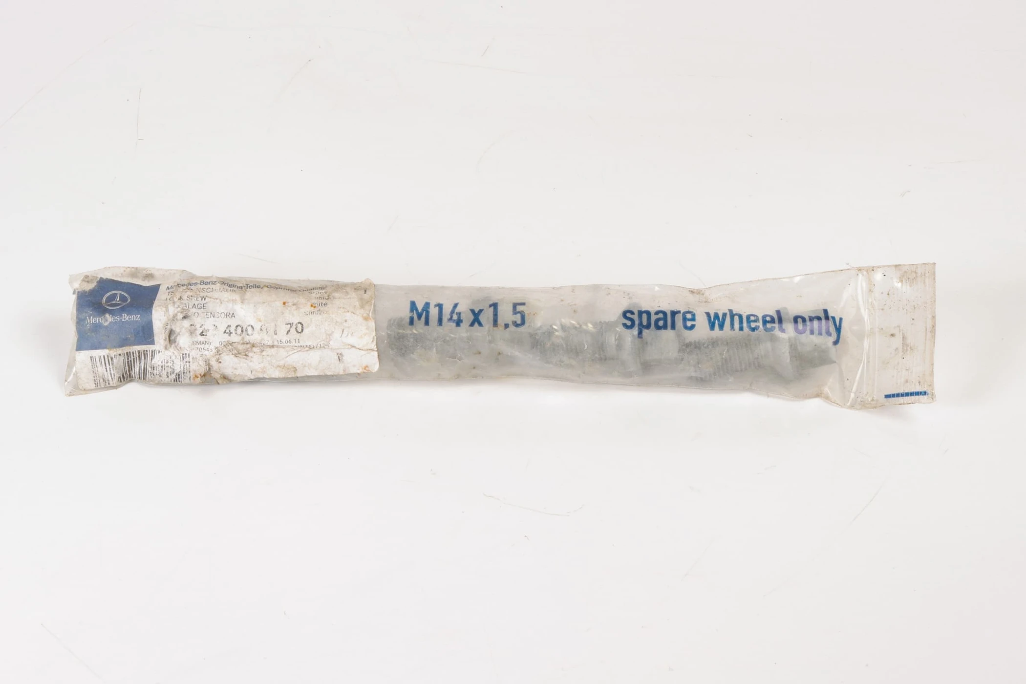 Mercedes 2204000170 Spare Wheel Bolt x5 (New Old St.) | W164 W166 M X166 GL...