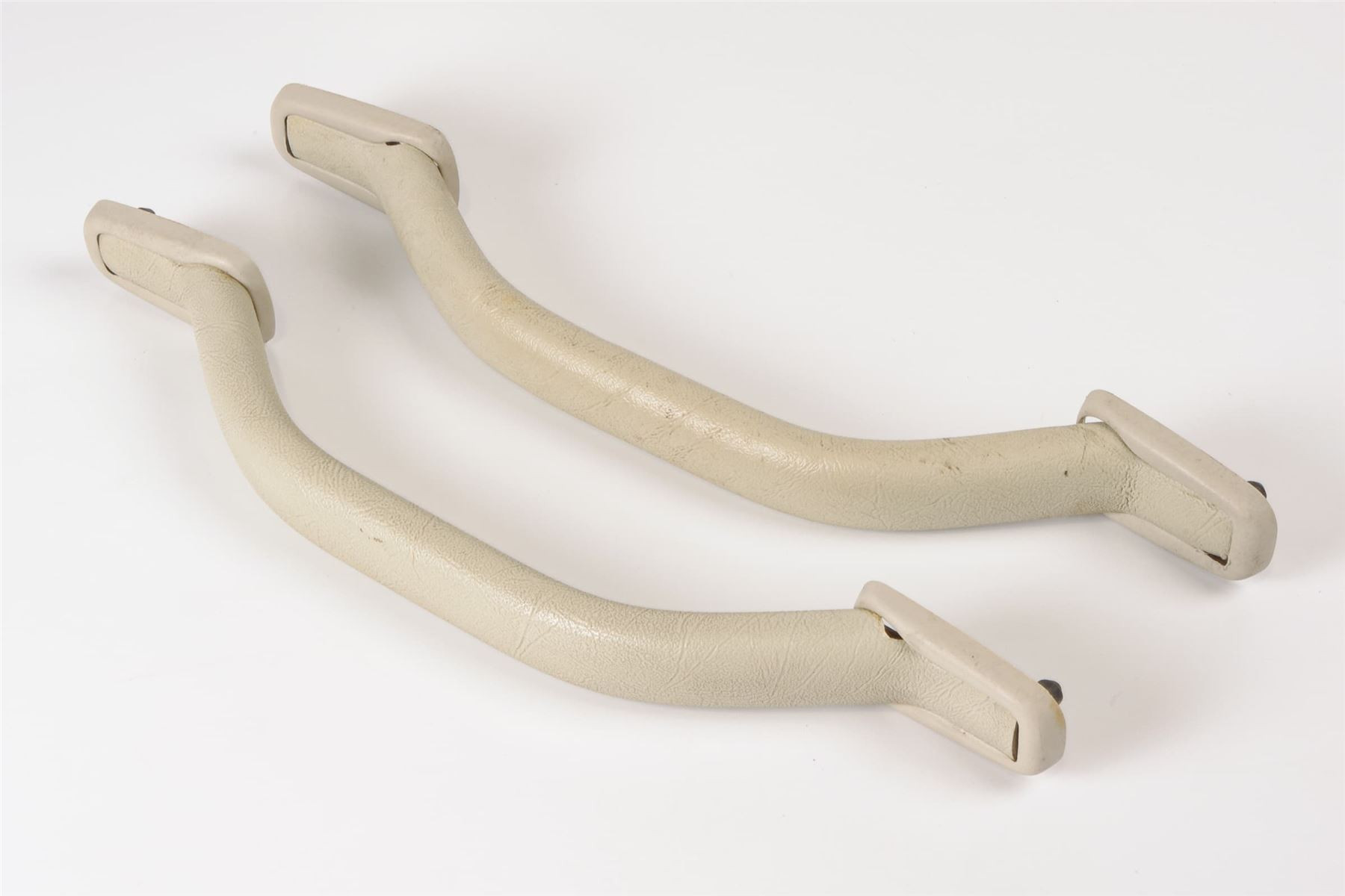 Mercedes 1248100351 Grab Handle x2 - Cream | S124 W124 V124 C124 E R129 SL