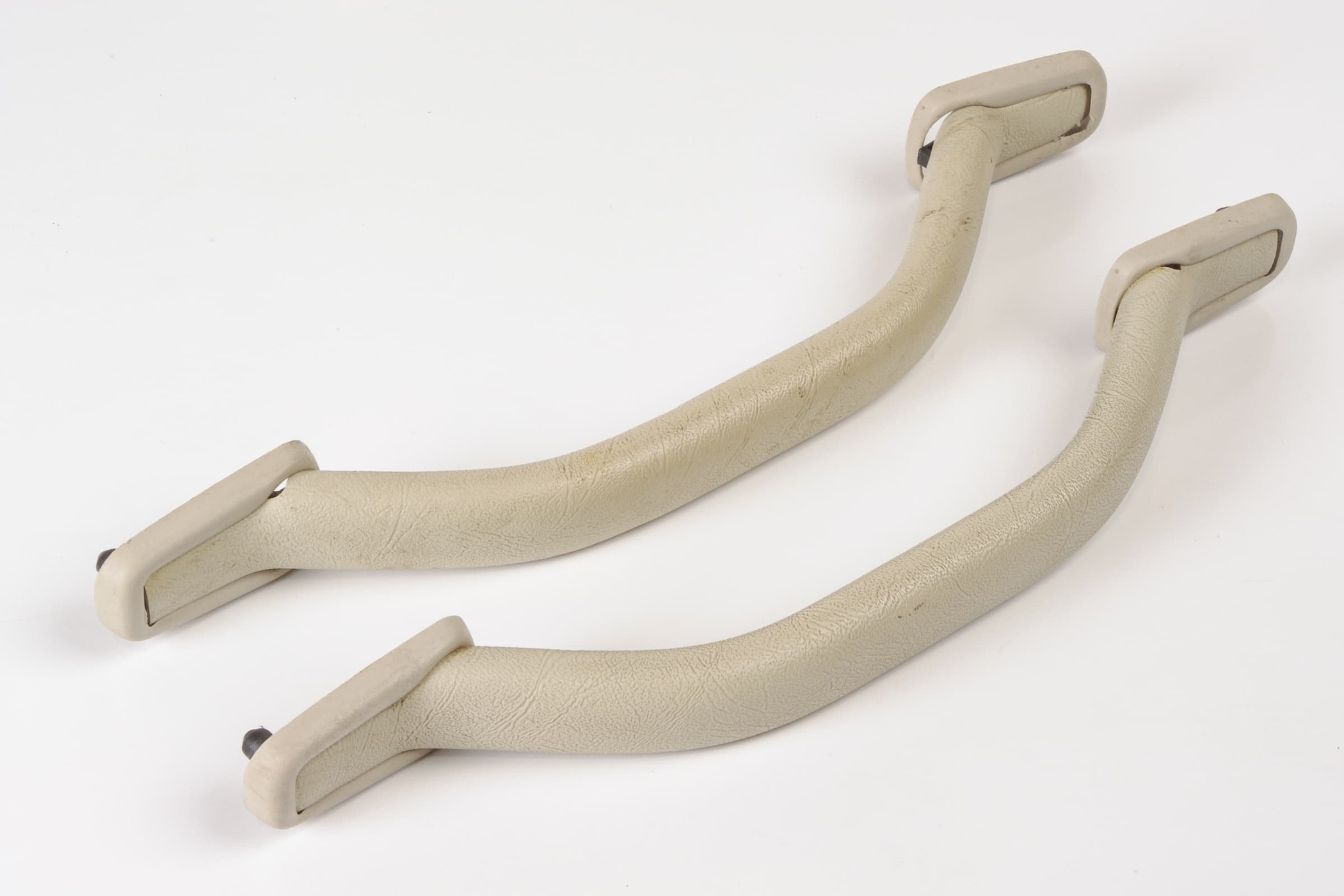 Mercedes 1248100351 Grab Handle x2 - Cream | S124 W124 V124 C124 E R129 SL