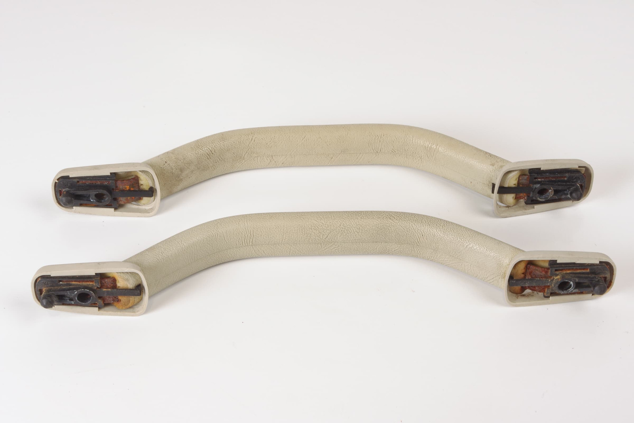 Mercedes 1248100351 Grab Handle x2 - Cream | S124 W124 V124 C124 E R129 SL