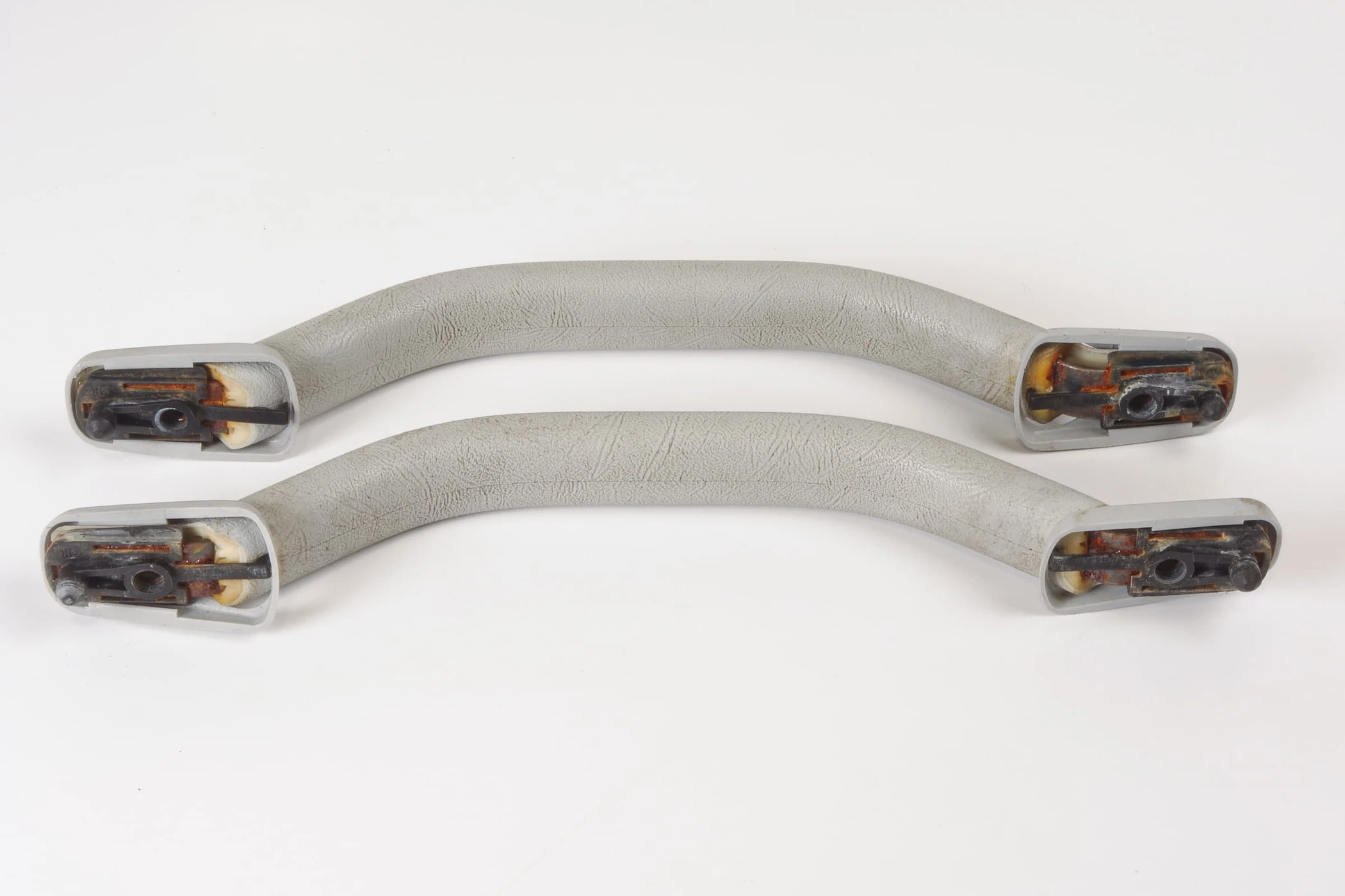 Mercedes 1248100351 Grab Handle x2 - Grey | S124 W124 V124 C124 E R129 SL