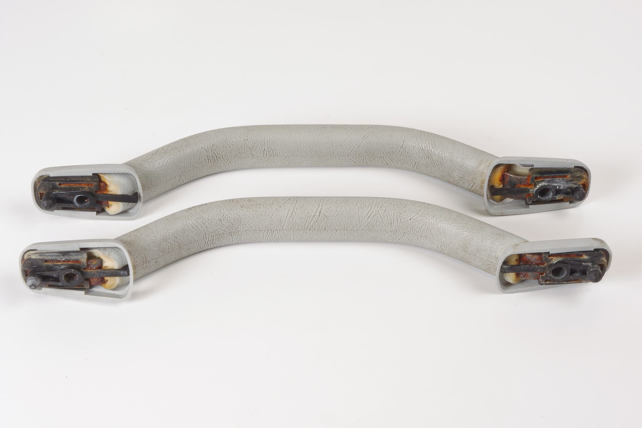 Mercedes 1248100351 Grab Handle x2 - Grey | R129 SL S124 W124 V124 C124 E
