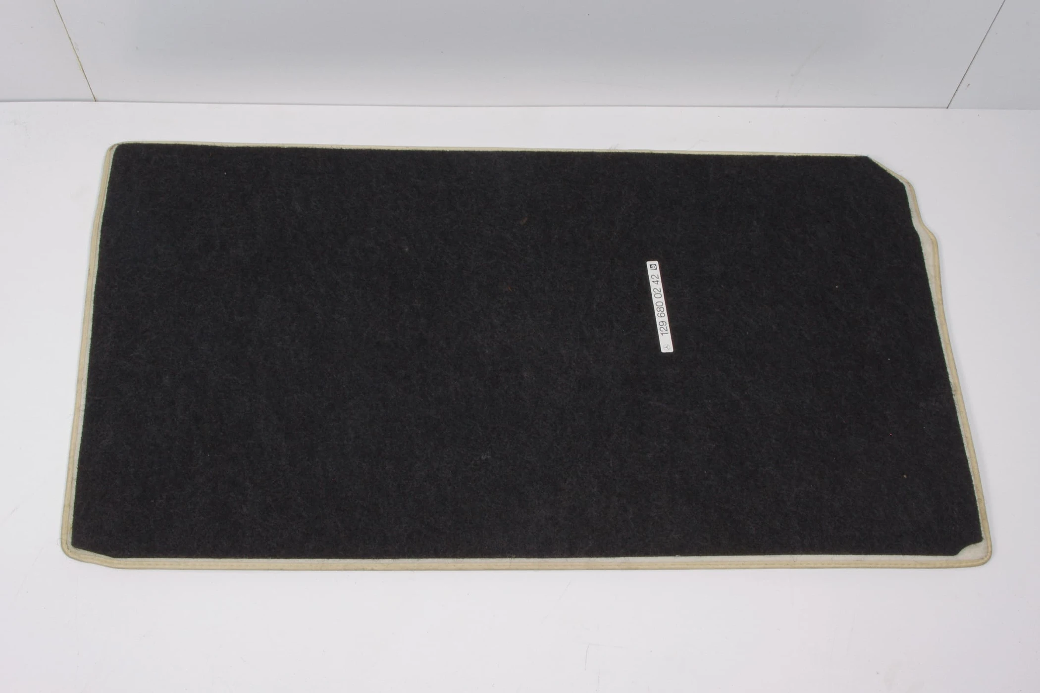 Mercedes 1296800242 Boot Mat - Cream | R129 SL