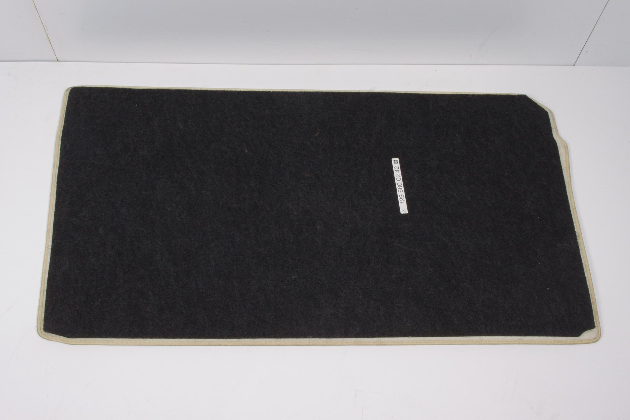 Mercedes 1296800242 Boot Mat - Cream | R129 SL