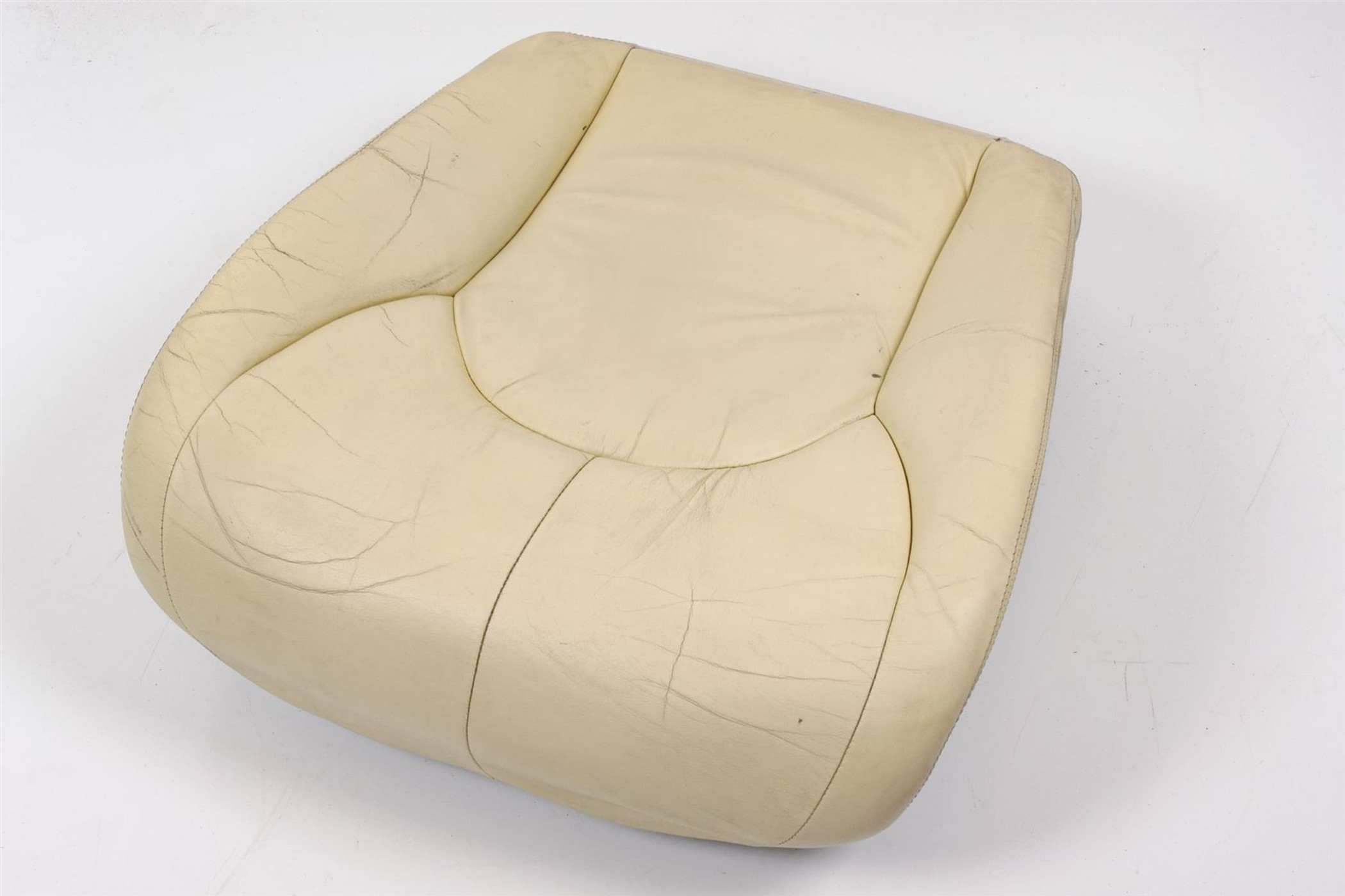 Mercedes 1299101450 Seat Base Squab Cushion Leather - Right Cream | R129 SL