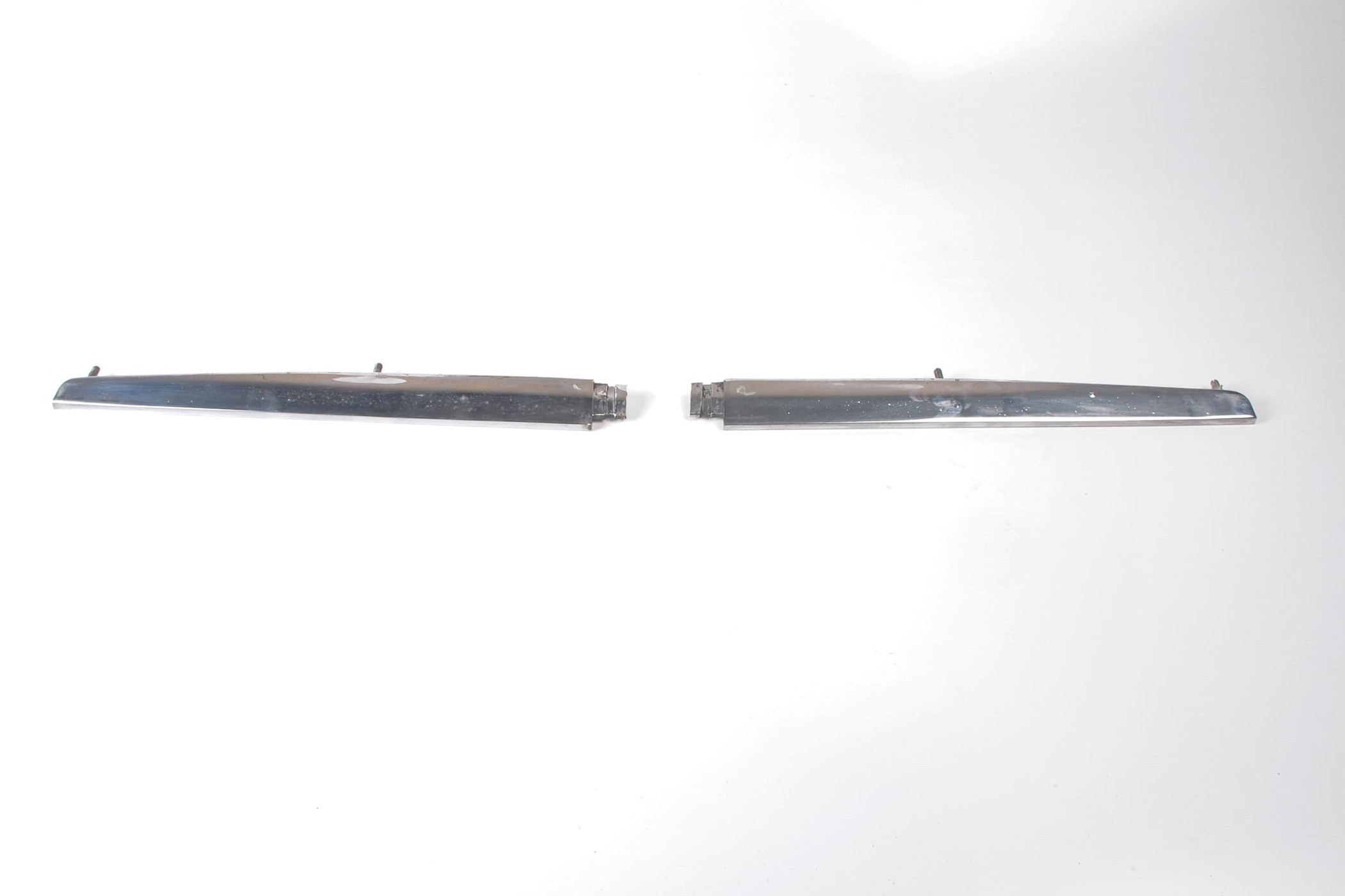 Mercedes 1076901580 Boot Chrome Trim Set x3 - Rear | C107 R107 SL